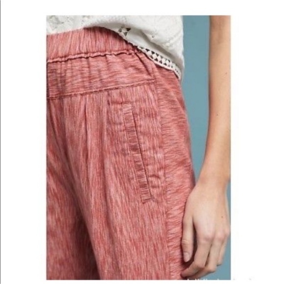 Anthropologie Longshore Pull-on Cropped Pants size S - Picture 3 of 11